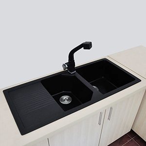 Kitchen Sink With Drainboard